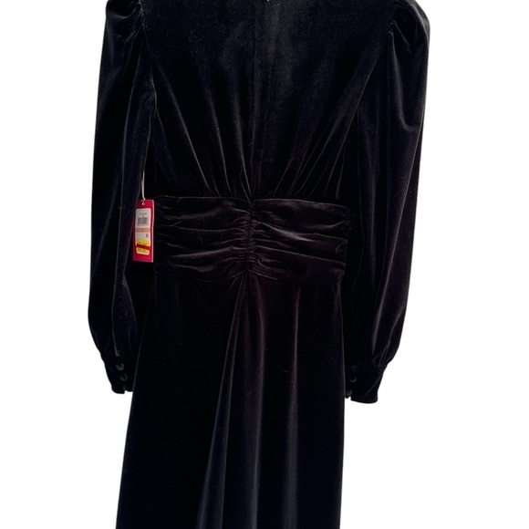 Vince Camuto Velvet Twist-Front Dress - Picture 7 of 11